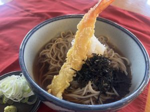 海老天ぶっかけそば
